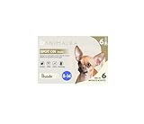 Spot On Hund 6X 2 ml – 6 Monate Floh und Zeckenschutz für Hunde – Zeckenmittel für Hunde (2 bis 20kg) mit natürlichen Inhaltsstoffen– Effektiver Zeckenschutz Hund