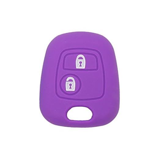 Funda de 2 botones para llave de coches Peugeot y Citroen, de la marca Fassport