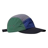 CLAPE Curved Brim 5 Panel Hat UPF50+ Sun Hats Quick Dry Outdoor Sports Run Cap (BO32-Forest Green)