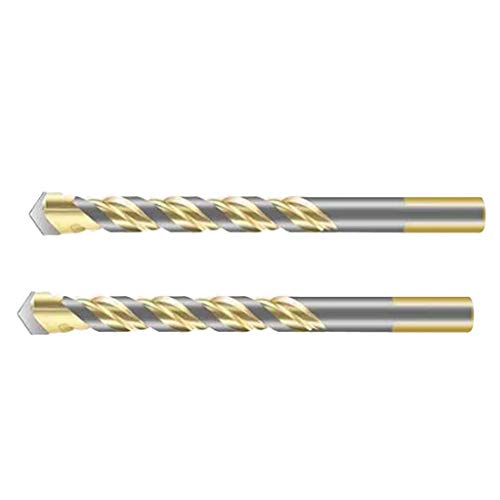 Flameer 2 peças/conjunto de brocas de vidro triangular, ferramenta de broca de cerâmica de 6 mm, b78