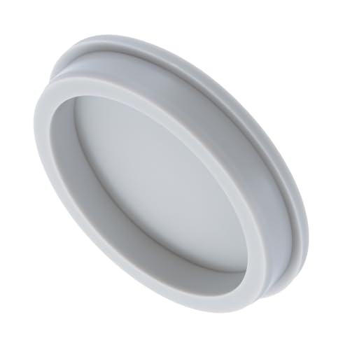 Image of MECCANIXITY High Temp Silicone Plug Mount Dia 111.5mm /4.39 Inch T Shaped Rubber Stopper Hole Plugs for Powder Coating Plating Waterproof Sealing Plugs Grey Pack of 1(OD 120mm /4.72 Inch)