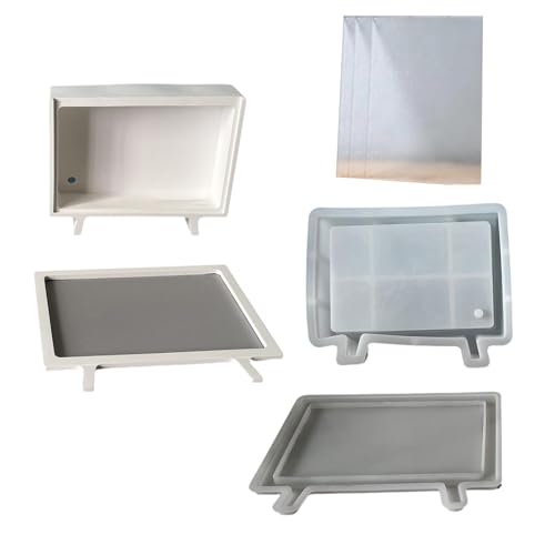 Moule rectangulaire en résine de silicone pour fabriquer une boîte à bijoux