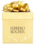 Ferrero Rocher Special Gold Gift cube 225g, 18 Piezas