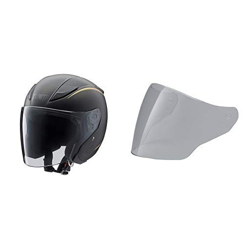 YAMAHA ジェットヘルメットYU-20 マットブラック/ゴールドZENITH YAMAHA ジェットヘルメットYU-20 マットブラック/ゴールドZENITH