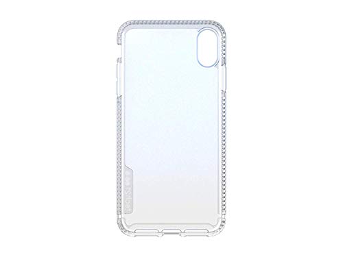 Coque iPhone XS Max Tech21 Pure Shimmer Bleu - Coque de protection anti-choc transparente - 3
