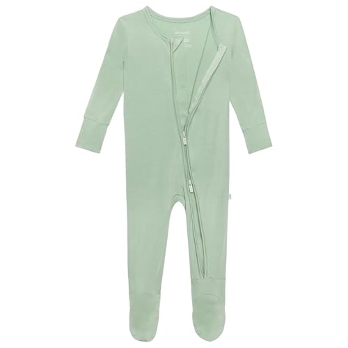 Image of Posh Peanut Baby Boy Footie Pajamas - Soft Viscose Made from Bamboo 2 Way Zipper Sleepers & Onesies