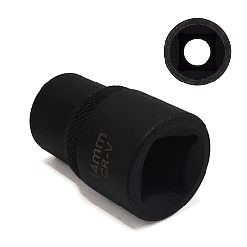 Image of 14mm 1 /2 inch Drive 5 Sided Pentagon Socket for Smart,Astra G, Zafira | Balance Shaft fixings, Brake Caliper Bolt Screw Removal, Brake Caliper Socket, Fuel Pump Fixings Wrench Tool