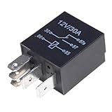Automotive Relay, 12V 30A, 5-Pin Changeover Design for Cars and Bikes