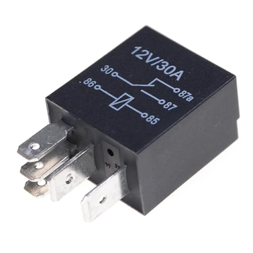 Automotive Relay 12V 30A, 5-Pin Changeover Design, for Car and Motorcycle Applications