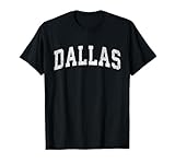 Dallas Texas TX Vintage Athletic Sports Design T-Shirt