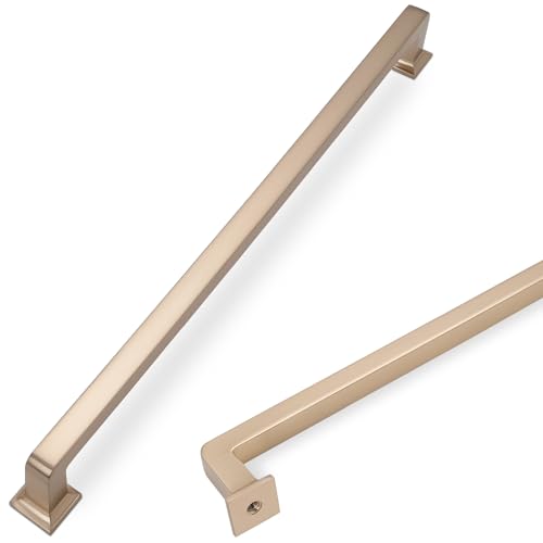 COTYKILEY 10 Pack 12.6 Inch(320mm) Champagne Bronze Cabinet Handles Champagne Kitchen Cabinet Pulls Cabinet Door Handles Kitchen Cabinet Hardware Cupboard Drawer Pulls Dresser Handles by COTYKILEY - Used condition - US$93.45