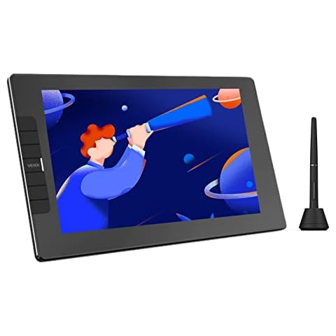 VEIKK VK1200 Graphics Drawing Tablet with Screen, 11.6'' Digital Drawing Pad Monitor with 2 Pens 8192 Levels 6 Hotkeys Electronic Writing Pad for Laptop PC for Windows Mac, Chrome OS and Linux Cover