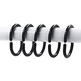 C-förmiges Design: Die ovale C-förmige Form lässt die Haken leicht über die Stange gleiten, haben eine gute Dehnbarkeit und sorgen dafür, dass nichts herausrutscht.