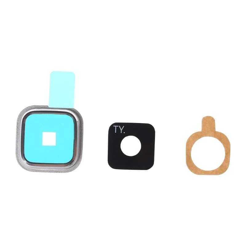 Tool Accessories 1 Set Rear Camera Lens Glass Cover + Metal Frame + Sticker for Compatible with Samsung Galaxy S5