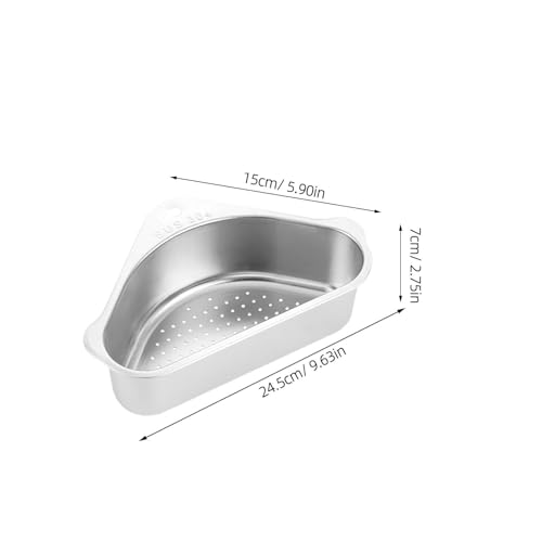 Escurridor triangular de acero inoxidable MAGICLULU para un drenaje rápido en la cocina 3
