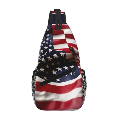 Bolso bombero con estampado elegante y correa diagonal ligera para diario