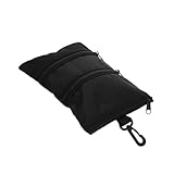 FOYTOKI Portable Golf Utility Pouch for Valuables Compact Multi-Pocket Storage Bag for Golf Accessories Design for Men and Women