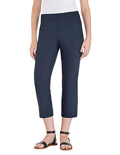 Hilary Radley Women Pull-ON Crop Slim Leg Sits Waist Pants XXL Navy