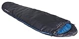 Reißverschluss Abdeckleiste High Peak Schlafsack Lite Pak 1200, anthrazit/Blau, 225 x 80/50 cm