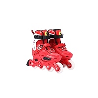 Adjustable Skate In Line Roller en Ligne Ferrari 35 36 37 38 Enfant ABEC7