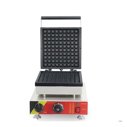1500W Belgische Waffelmachermaschine Elektrische Waffelmaschine Mit Temperaturregelung 2-Scheibe Waffeleisen Antihaft Waffelautomat Für Fluffige Goldene Waffeln Für Restaurant Bäckereien Snackbar – Bild 5
