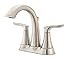 Pfister Weller LG48WR0K Centerset Bath Faucet, Finish, Brushed Nickel