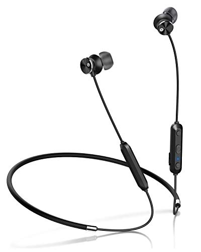 Humixx Wireless Earbuds，Bluetooth Headphones Magnetic in-Ear Earbuds with Super HiFi Sound and 7 Hours Playtime Wireless Earphones(Black)