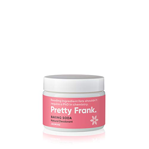 Pretty Frank Natural Deodorant Jar- No Aluminum Deodorant for Women, Men, Teens, & Kids – Paraben Sulfate Free Cream Deodorant with Shea Butter, Coconut Oil, Vitamin E & Baking Soda (Jasmine)