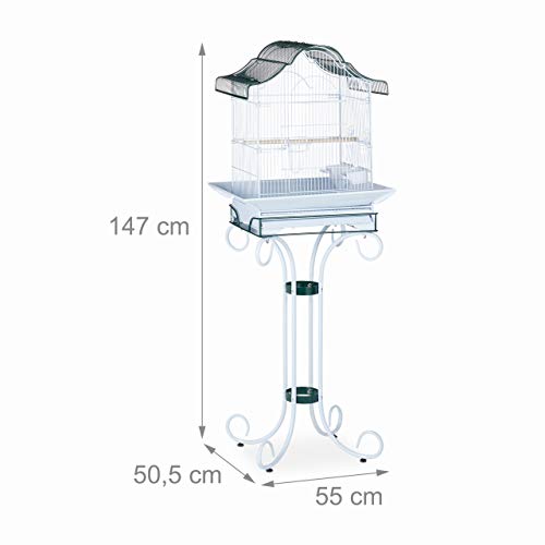 Relaxdays Voliera per Uccelli, Supporto