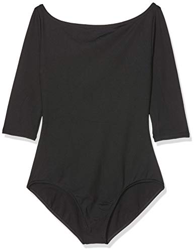 Capezio Body Team Basic con Maniche a 3/4 Nozioni di Base sul, Nero, XS 126