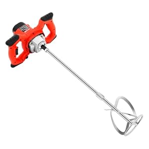 Rührwerk, Mörtelrührer 1500W Einhebel-Putzmischmaschine 88.5x29x19.5cm zum Mischen von Zement, Kittpulver, Farbe, Fleisch, Mehl