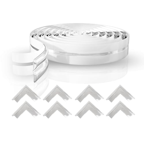 Image of Lifelong Foam Cuppy Baby Safety & Protection Kit 2 in 1 | Long Safety Strip & 8 Large Corner Guards | Drawer Safety, Child Safety, Baby Proofing, Kids Safety Products, Edge Protection, Cabinet Safety
