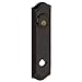 Baldwin R029402RPV Distressed Oil Rubbed Bronze Individual 10.14" Height Bethpage Right Handed Privacy Rosette