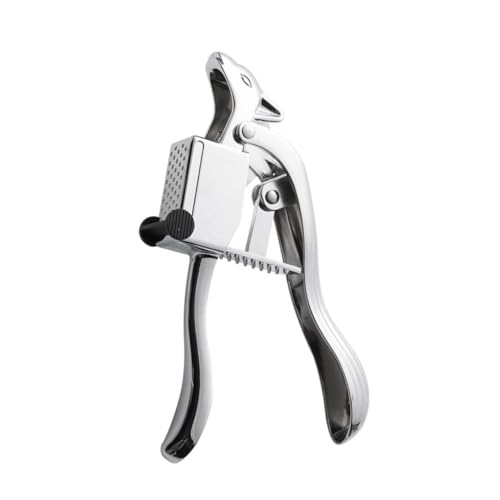 OFFSCH 1 Pc Prensa de ajo de ardilla picadora de ajo triturador de ajo rodillo de ajo garlic press trituradora de jengibre de cocina máquina de prensa de ajo cortadora de ajo nylon Silver