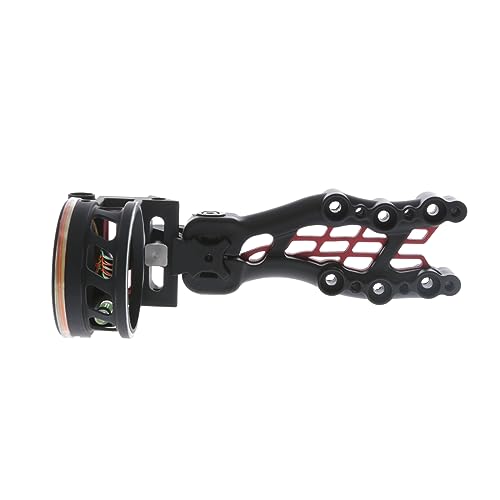 Truglo Carbon Hybrid 5-Pin Durable Ultra-Lightweight Carbon / Aluminum Archery Bow Sight With Large Circular Field Of View - For Right & Left-Handed Shooters - Standard Adjustment #TOP1