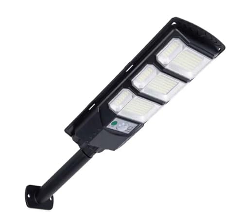 Lampadaire solaire LED 300W puissant avec détecteur de mouvement pour rue et jardin
