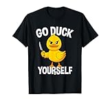 Go Duck Yourself - Pato con cuchillo Camiseta