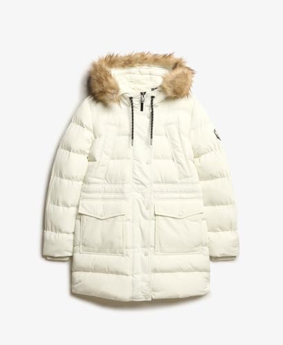 Doudoune mi longue en fausse fourrure femme Superdry - vue 7