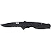 SOG Specialty Knives TFSA98-BX Flash II Partially Serrated Tini Knife, Black
