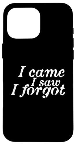 I Came I Saw I Forgot - Neurodivergent ADHS Forgetful Humor �X�}�z�P�[�X iPhone 16 Pro Max �p