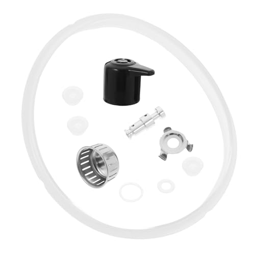 Holibanna set de repuestos para olla a presión: válvula de flotador, válvula de liberación de vapor y bloque de protección, compatible con ollas eléctricas miniatura 1