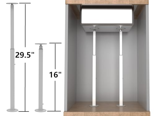 Undermount Sink Brackets,Undermount Sink Repair Kit, Undermount Sink Support,Adjustable Undermount Kitchen Sink Brackets for Fallen Sink SupportU - Thumbnail 2