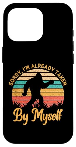 �\���󂠂�܂��񂪁AI'm Already Taken By Myself Bigfoot Believer �X�}�z�P�[�X iPhone 16 Pro �p