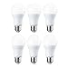 Amazon Basics - Confezione da 6 lampadine a LED, con attacco Edison E27, piccole, da 10 W (equivalenti a 75 W), luce bianca fredda, non dimmerabili