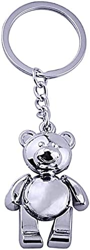 Cute Metal Bear Keychain Limbs Removable Teddy Bear Keyring