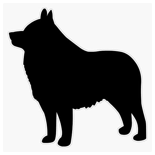 Schipperke Dog Vinyl Sticker Laptop Decal Waterproof 5"