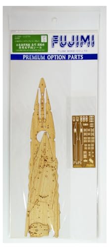Pont en bois Nagato IJN autocollant prédécoupé au laser pour maquette de navire