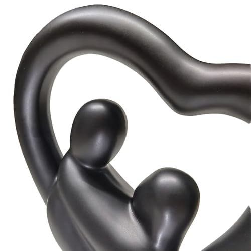 ARJDXDP Sweet Couple Statue, Home Decoration sculpture, Creative Home Modern Home Decoration Gift Office Living Room Decoration Collection Souvenir,Gift - Image 3