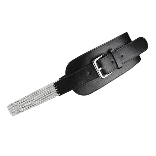 High Stretch Black Waistband Women's Fashion Belt Versatiles Waist Accessory For Dresses And Skirts4