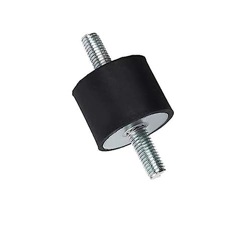 GTPBAO Stud Bushing 1pcs M4 Double Male Thread Rubber Shock Absorbers, Anti Vibration Isolator for Air Compressors, Water Pump, Welding Machine Threaded Isolator (Color : D10 x H10 M4)